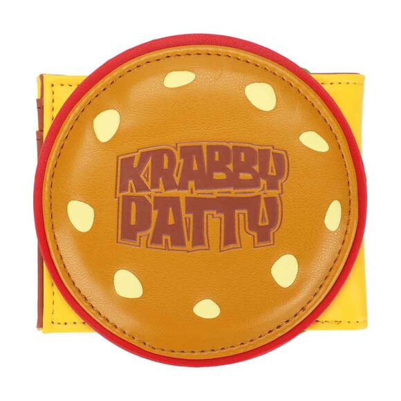 SpongeBob SquarePants Krabby Patty Shaped Wallet - Picture 1 of 8